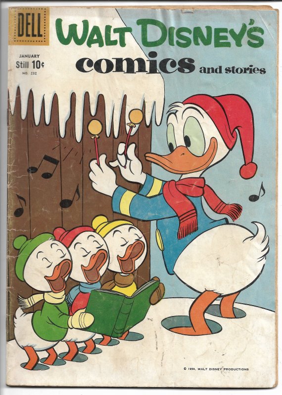 Walt Disney's Comics and Stories #232 Jan., 1960 (GD)