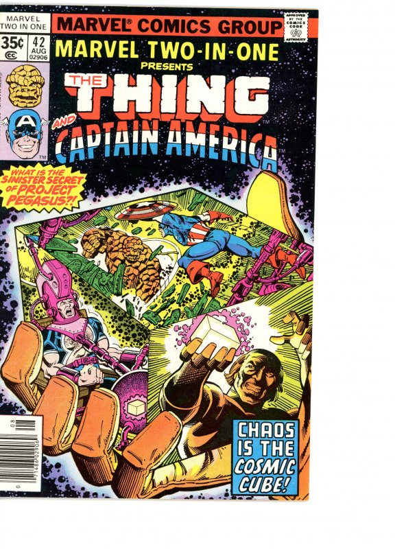 Marvel Two-In-One 42 F/VF   Captain America!