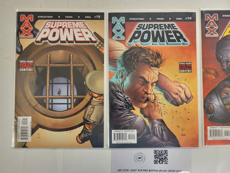 3 Supreme Power Marvel Max Comic Books #13 14 15 72 RC30
