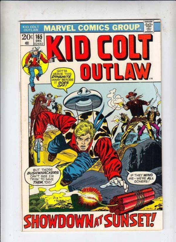 Kid Colt Outlaw # 165 strict FN/VF artist Widley!