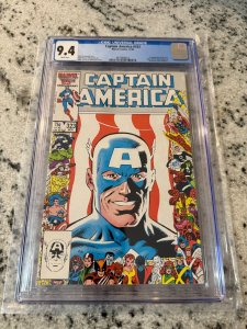 Captain America # 323 CGC Graded 9.4 Marvel Comic Book 1986 John Walker JH22