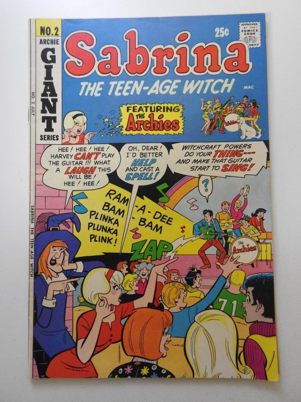 Sabrina the Teenage Witch #2  (1971) Featuring The Archies! Sharp Fine- Cond!