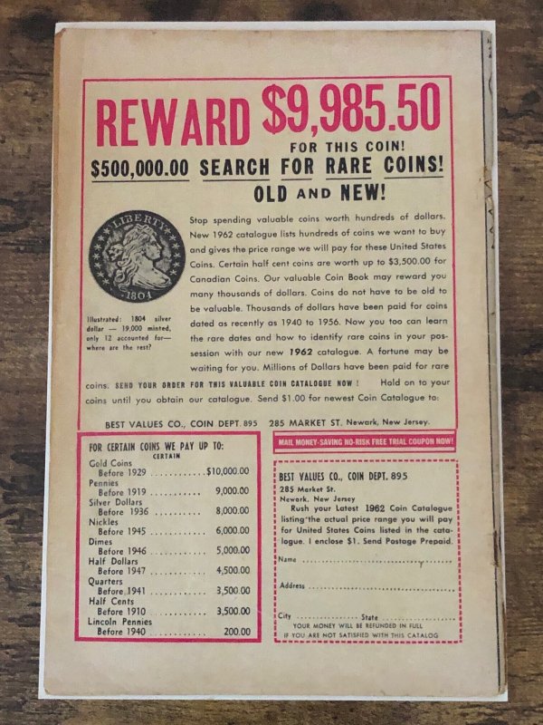 Fantastic Four #10 (1963). VG-. Stan Lee & Jack Kirby app. READ DESCRIPTION.