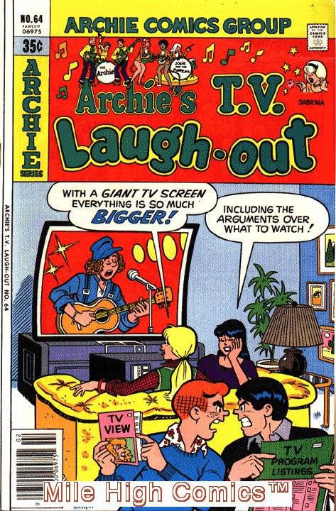 ARCHIE'S TV LAUGH-OUT (1969 Series) #64 Very Fine Comics Book 