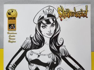 Shahrazad #2 J. Scott Campbell Black and White 1:25 Variant Big Dog Ink