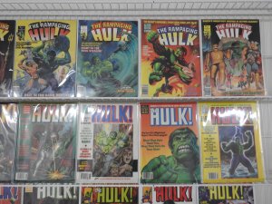 The Rampaging Hulk Magazine Complete Set #1-27 Avg VF Condition!! Beautiful Set!