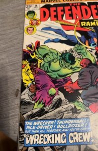 The Defenders #18 (1974) 1st wrecking crew higher grade