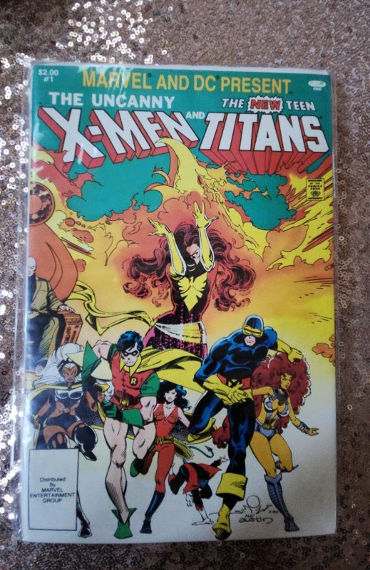 Marvel and DC Present featuring The Uncanny X-Men and The New Teen Titans (1982)