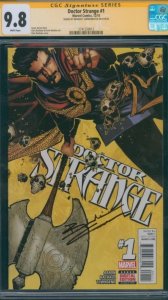 Doctor Strange #1 (2015) CGC 9.8 Signed Benedict Cumberbatch