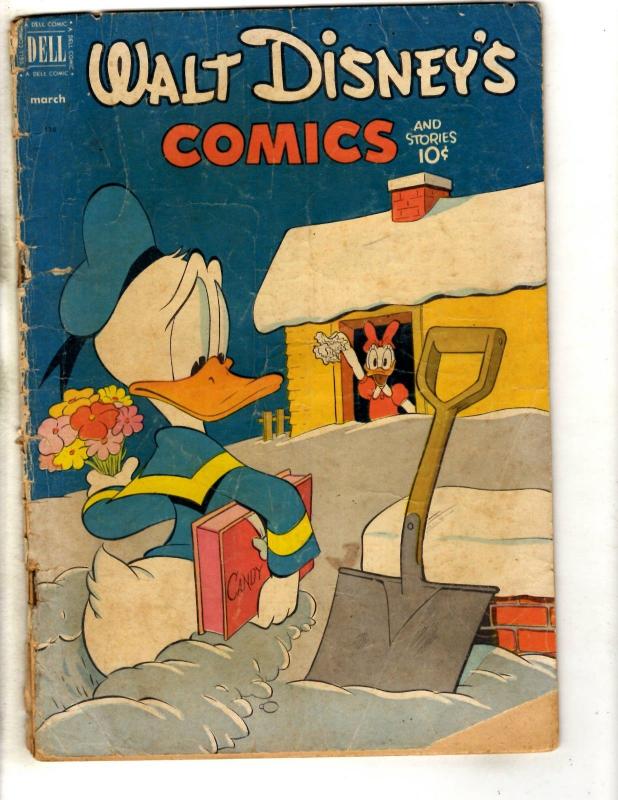 Walt Disney's Comics & Stories # 138 VG- Dell Comic Book Donald Duck Mickey JL16