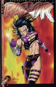 Razor: Burn #3 VF/NM; London Night | save on shipping - details inside 