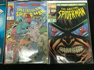 SPIDER-MAN 8PC LOT (NM/VF) VENOM!! HOLOGRAM!! 1993 
