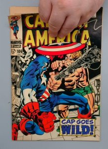 Captain America #106 FN+ Lmd Captain America Marvel 1968