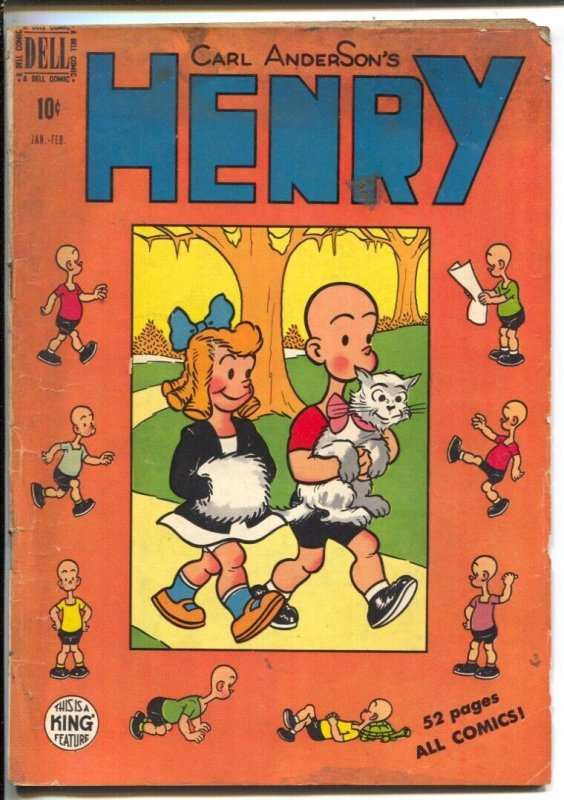 Henry Comics #11 1950- Dell- based on Carl Anderson newspaper comic ...