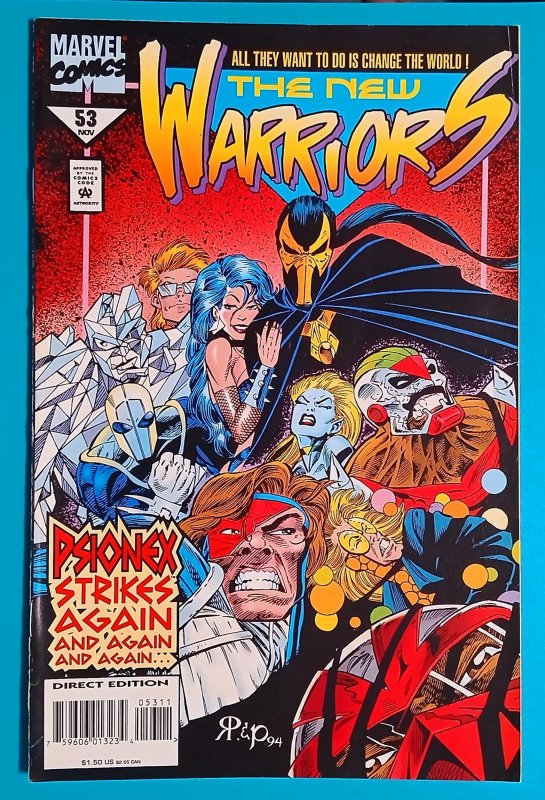 The New Warriors #53 (1994) MCU Secret Wars Thunderbolts Avengers X-Men