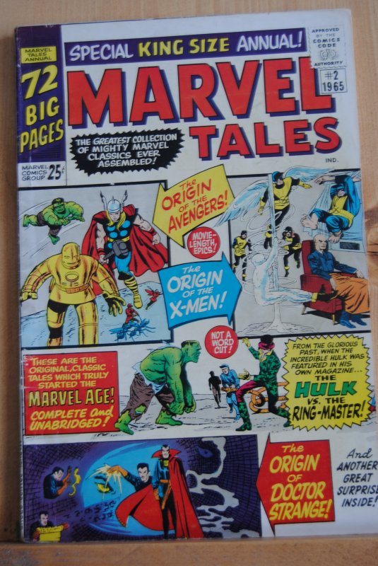 Marvel Tales Annual #2,  1965  High Grade!