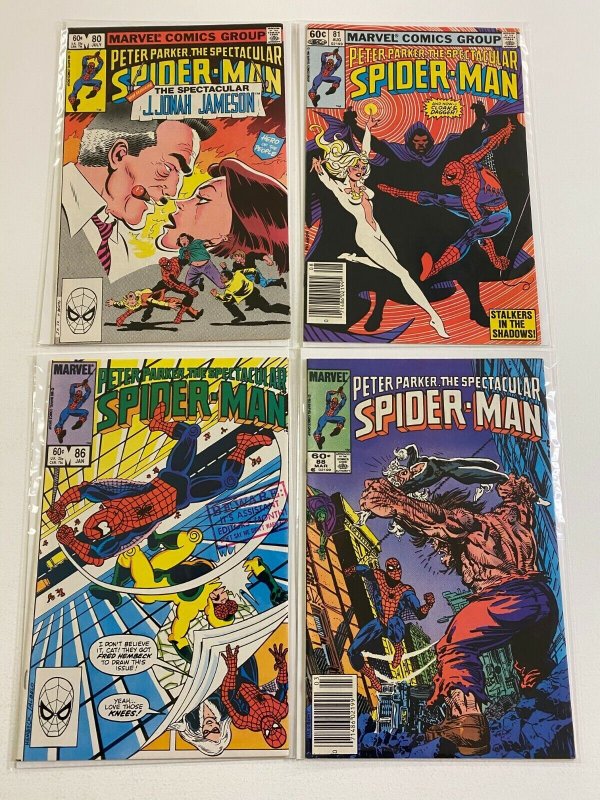 Spectacular Spider-Man lot 20 diff from:#60-88 6.0 FN (1981-84)