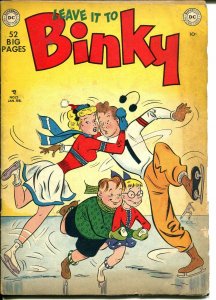 Leave It To Binky #12 1950-DC-ice skating-Superboy-VG+