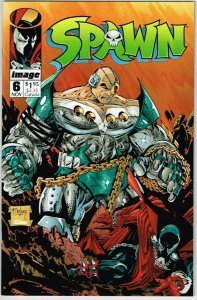 Spawn #6 (1992) - 9.4 NM *1st Appearance Overkill*