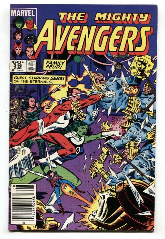 AVENGERS #246 Sersi appears-Eternals - comic book Marvel