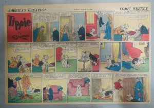 Tippie and Capt Stubbs Sunday Page by Edwina from 3/17/1940 Size:11 x 15 inches