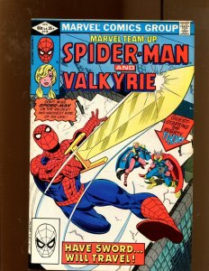 Marvel Team Up #116 - Starring Spider Man & Valkyrie! (8.5) 1982