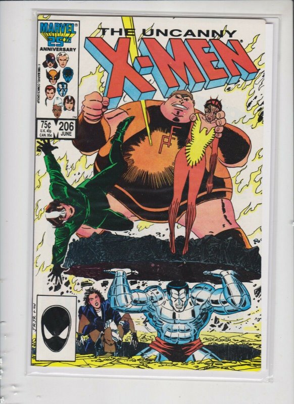 THE UNCANNY X-MEN #206 1996 MARVEL / NEVER READ / NM