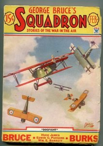 GEORGE BRUCE'S SQUADRON 02/1934-WWI-TINSLEY-BI-PLANES-DOG FIGHT-fn