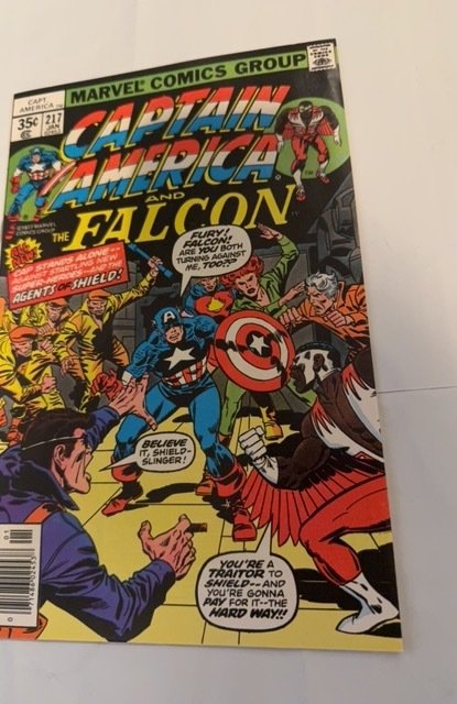 Captain America #217 (1978)1st Marvel Boy and Shield super soldiers