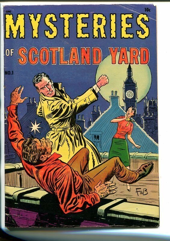 MYSTERIES OF SCOTLAND YARD #1-1954-BOLLE-SOUTHERN STATES PEDIGREE-fn minus