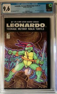 (1986) TEENAGE MUTANT NINJA TURTLES LEONARDO #1 CGC 9.6