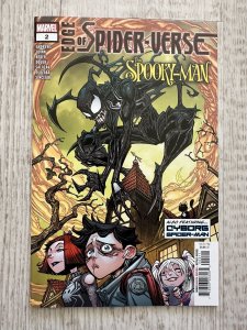 EDGE OF SPIDER-VERSE #2 HARDIN COVER-A 1st PRINT FIRST SPOOKY-MAN APPEARANCE HOT
