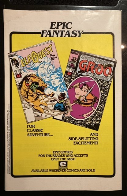 Marvel Age #37 (1986) FN/VF