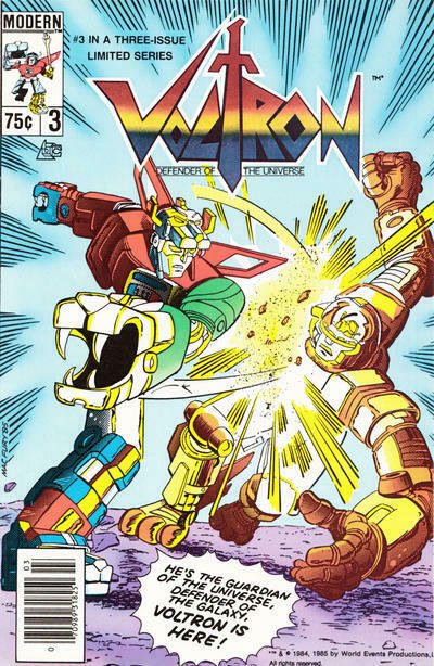 Voltron #3 (Newsstand) FN; Modern | save on shipping - details inside