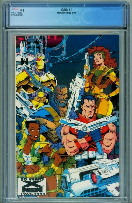 CABLE #1 CGC 9.8 1993 comic book First issue-Marvel 1996996009 
