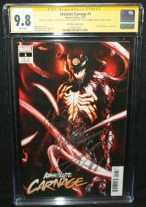 Absolute Carnage #1 - Dell'Otto, Cates, & Stegman - CGC Signature 9.8 - 2019 