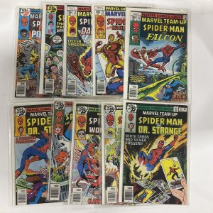 Marvel Team Up 71 72 73 74 75 76 77 78 79 80 1978 Marvel Lot Of 10 Vg-fn