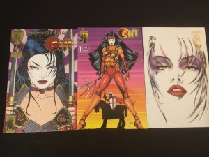 SHI #1, FAN EDITION #1, WAY OF THE WARRIOR #1 VF Condition