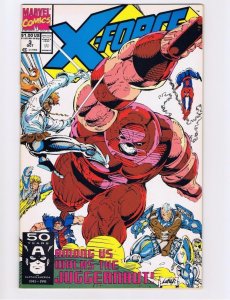 X-FORCE #3, NM, Juggernaut, Cable, ShatterStar, Nicieza, 1991, more XF in store