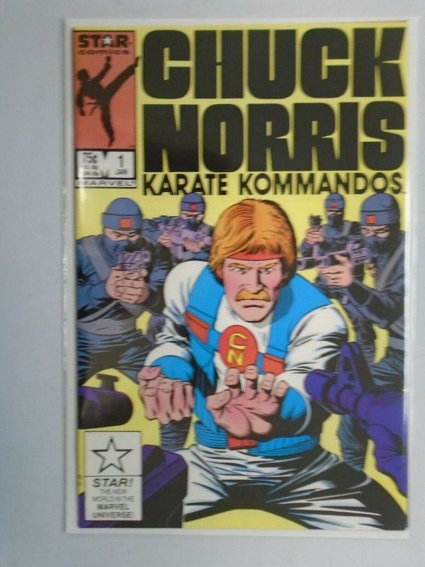 Chuck Norris Karate Kommandos #1 8.0 VF (1987 Star Comics)