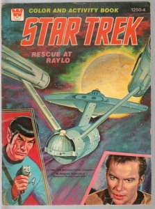 Star Trek Color and Activity Book #1250-4 1978-Kirk-Spock-Rescue At Raylo-VG