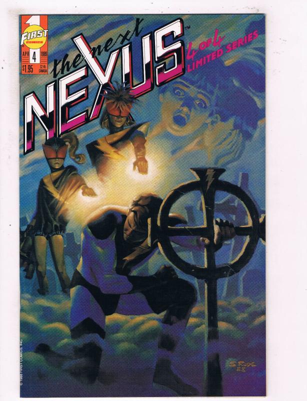 The Next Nexus #4 VF First Comics Comic Book Baron 1989 DE25