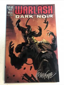 Warlash Dark Noir (2021) #1 VF+/NM Signed Frank Forte ~ Asylum Press