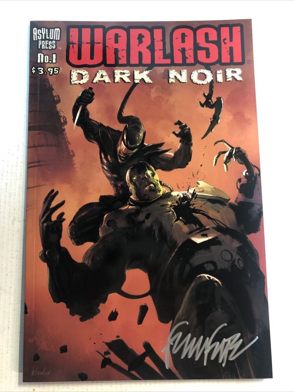 Warlash Dark Noir (2021) #1 VF+/NM Signed Frank Forte ~ Asylum Press