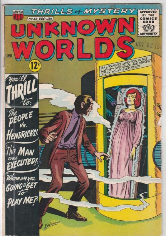 Unknown Worlds #36 (Jan-64) FN Mid-Grade 