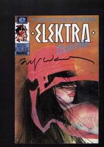 Elektra: Assassin #6 - SIGNED BY BILL SIENKIEWICZ! (8.5/9.0) 1987