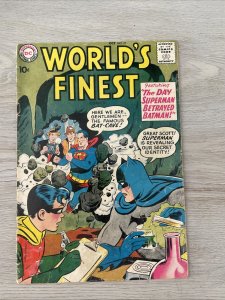 World's Finest Comics #97 Early Silver Age Batman Superman DC Comic 1958