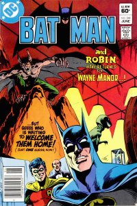 Batman #348 (Newsstand) VF ; DC | June 1982 Man-Bat Robin