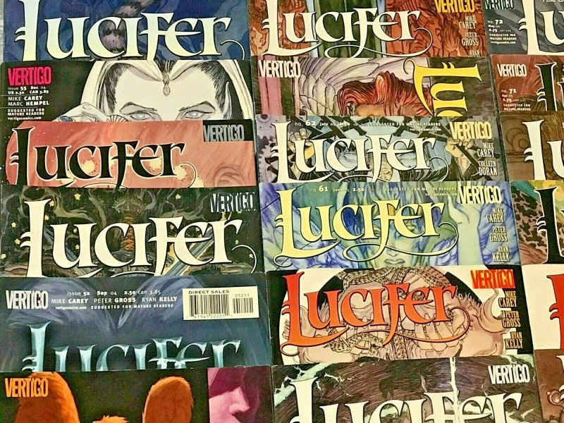 LUCIFER#4-74 VF/NM LOT 2000 (50 BOOKS) DC/VERTIGO COMICS 