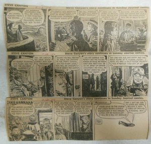 (131) Steve Canyon Dailies by Milton Caniff  from 1950 Partial Year #4 !